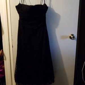 black Lace Cocktail Dress